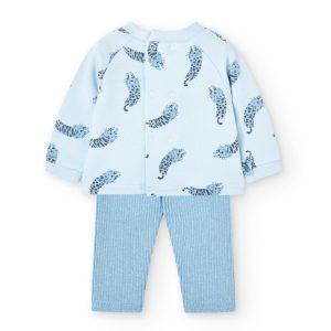 Boboli Σετ μπλούζα παντελόνι για μωρό 107020-9208